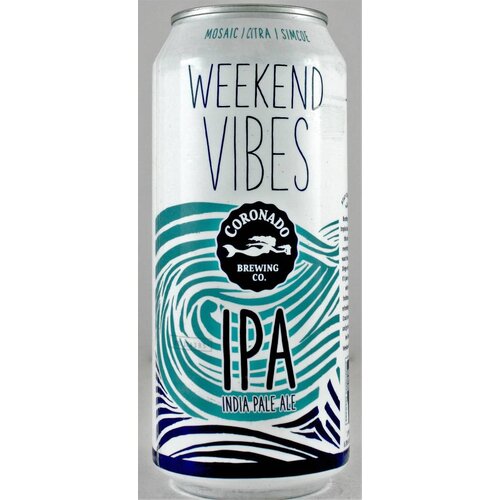 Coronado Brewing "Weekend Vibes" India Pale Ale 16oz Can - San Diego CA