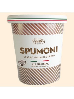 Brothers Spumoni Classic Italian Ice Cream Quart, All Natural, Santa Ana, California
