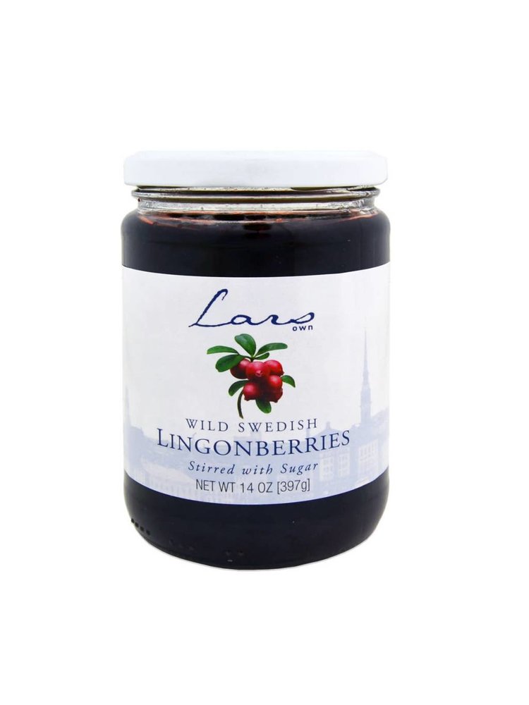 Lars Wild Swedish Lingonberries 14.1oz Jar, Sweden