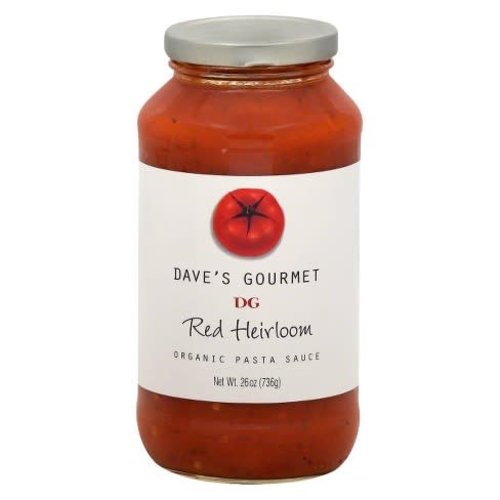 Dave's Gourmet Organic Red Heirloom Pasta Sauce, 25.5oz