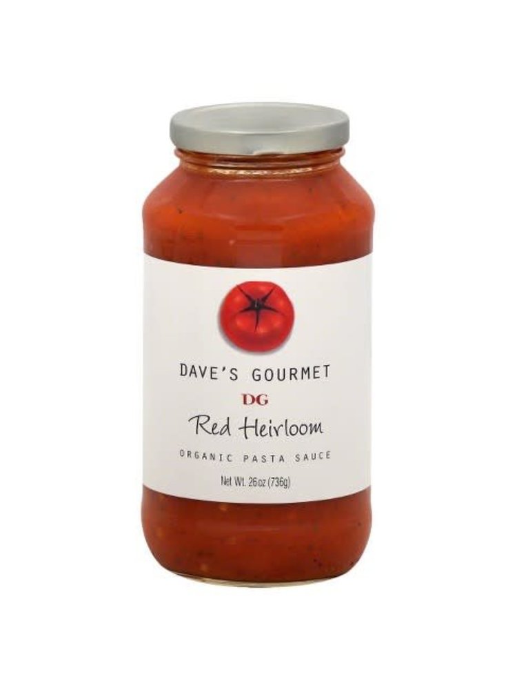 Dave's Gourmet Organic Red Heirloom Pasta Sauce, 25.5oz