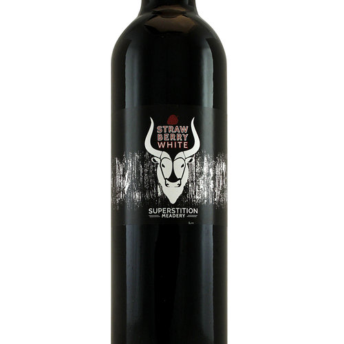 Superstition Meadery "Straw Berry White" 500ml Bottle - Prescott AZ Superstition Meadery "Straw Berry White" 500ml Bottle - Prescott AZ