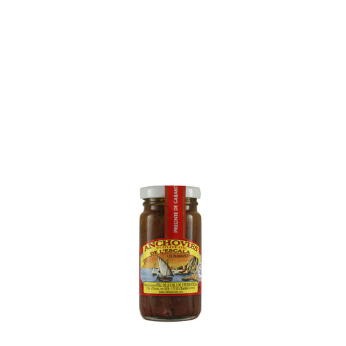 Callol Serrats L'Escala Anchovies in Olive Oil 3.5oz jar, Catalonia