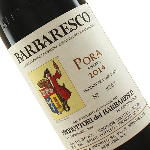 Produttori del Barbaresco 2014 Barbaresco Riserva Pora, Piedmont Produttori del Barbaresco 2014 Barbaresco Riserva Pora, Piedmont