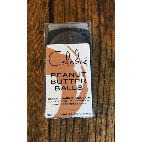 Celebre Peanut Butter Balls Classic Dark Chocolate 2 Piece, Costa Mesa, California Celebre Peanut Butter Balls Classic Dark Chocolate 2 Piece, Costa Mesa, California
