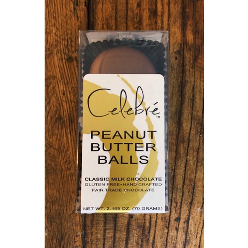 Celebre Peanut Butter Balls Classic Milk Chocolate 2 Piece, Costa Mesa, California Celebre Peanut Butter Balls Classic Milk Chocolate 2 Piece, Costa Mesa, California