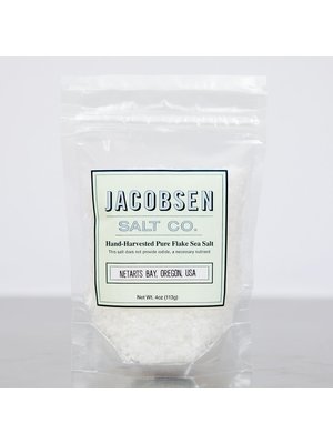Jacobsen Salt Co. Hand-Harvested Pure Flake Sea Salt 4oz Bag, Portland, Oregon