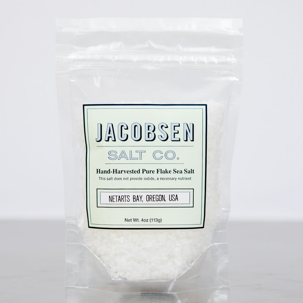 Jacobsen Salt Co. HandHarvested Pure Flake Sea Salt 4oz Bag, Portland