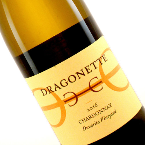 Dragonette Cellars 2016 Chardonnay Duvarita Vineyard, Santa Barbara County Dragonette Cellars 2016 Chardonnay Duvarita Vineyard, Santa Barbara County