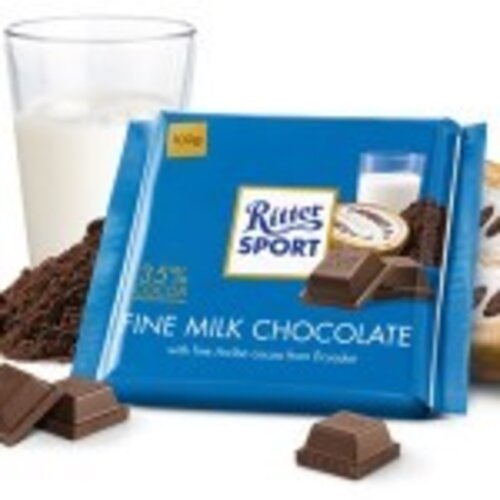 Ritter Sport Fine Milk Chocolate Bar 3.5oz, Germany