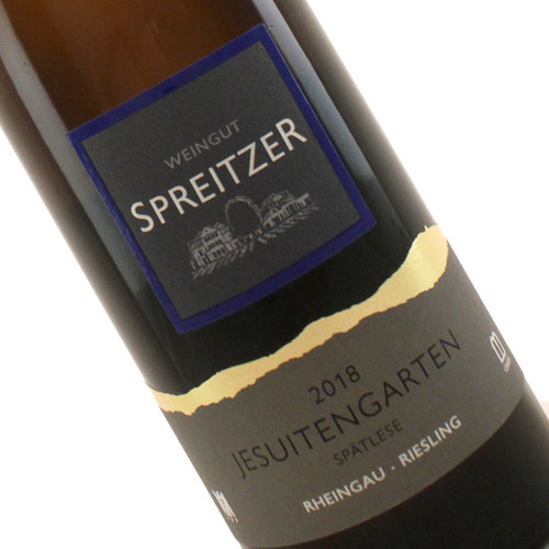 Spreitzer 2018 Winkeler Jesuitengarten Riesling Spatlese, Rheingau, Germany Spreitzer 2018 Winkeler Jesuitengarten Riesling Spatlese, Rheingau, Germany