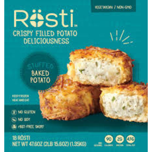 Rosti "Stuffed Baked Potato" Crispy Filled Potato 4pc. Rosti "Stuffed Baked Potato" Crispy Filled Potato 4pc.