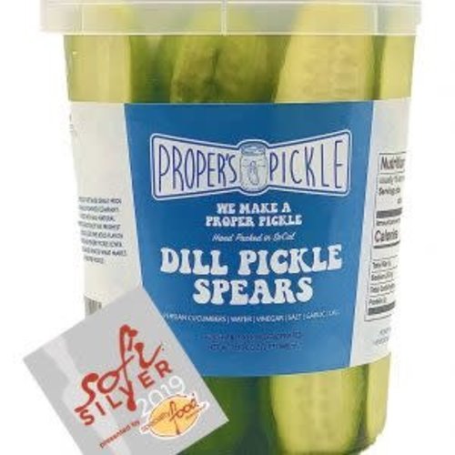 Proper's Pickle Dill Pickle Spears - 32 oz. Proper's Pickle Dill Pickle Spears - 32 oz.