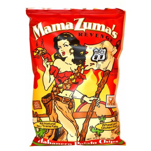 Route 11 Mama Zuma's Revenge Potato Chips 2oz Bag, Mount Jackson, Virginia