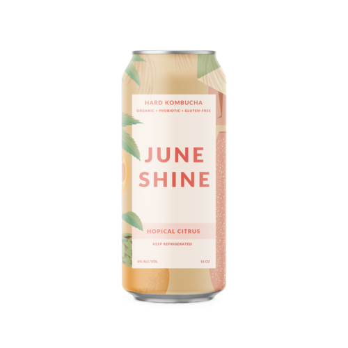 June Shine "Hopical Citrus" Hard Kombucha 12oz. Can San Diego, CA June Shine "Hopical Citrus" Hard Kombucha 12oz. Can San Diego, CA