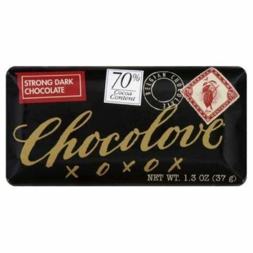 Chocolove 70% Strong Dark Chocolate Mini Bar, Boulder, 1.3 oz. Chocolove 70% Strong Dark Chocolate Mini Bar, Boulder, 1.3 oz.