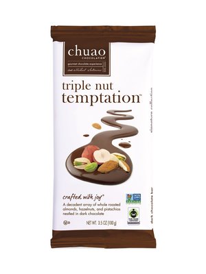 Chuao Triple Nut Temptation Chocolate Bar 3.5oz, Carlsbad, California