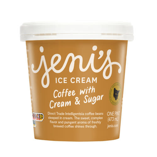 Jeni's Coffee With Cream & Sugar Ice Cream Pint, Ohio Jeni's Coffee With Cream & Sugar Ice Cream Pint, Ohio