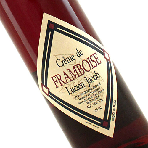 Lucien Jacob Creme de Framboise, France Half-Bottle Lucien Jacob Creme de Framboise, France Half-Bottle