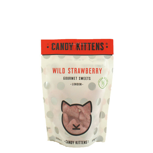 Candy Kittens "Wild Strawberry" Gourmet Gummies 4.4oz, London Candy Kittens "Wild Strawberry" Gourmet Gummies 4.4oz, London
