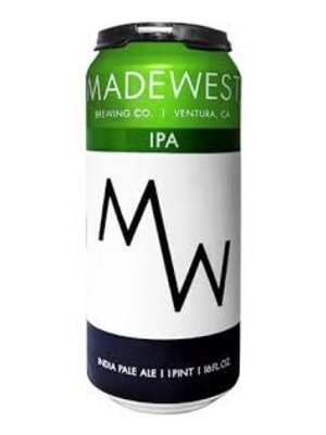 Madewest Brewing "IPA" India Pale Ale 16oz can - Ventura, California