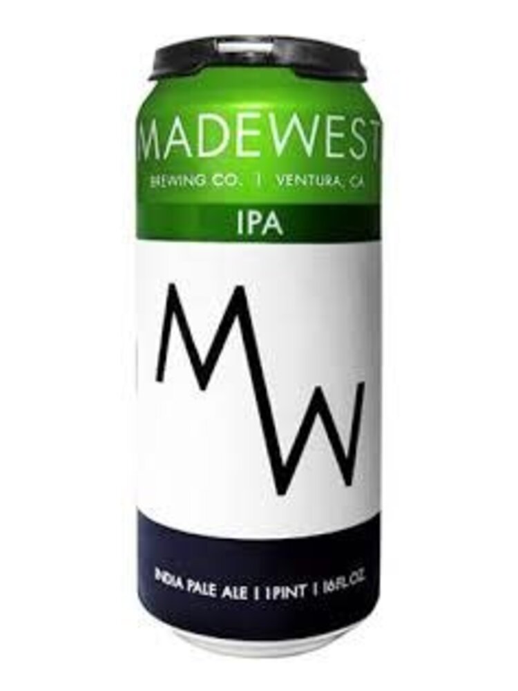 Madewest Brewing "IPA" India Pale Ale 16oz can - Ventura, California