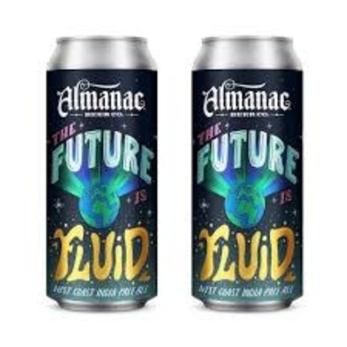 Almanac Beer Co. "The Future Is Fluid" West Coast IPA 16oz can - Alameda, CA Almanac Beer Co. "The Future Is Fluid" West Coast IPA 16oz can - Alameda, CA