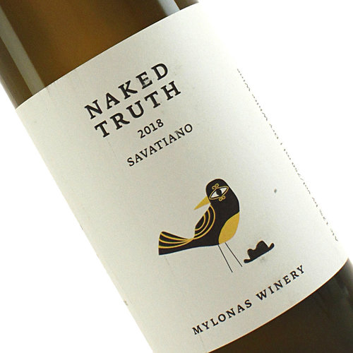 Mylonas 2018 Savatiano "Naked Truth", Attica Greeece Mylonas 2018 Savatiano "Naked Truth", Attica Greeece