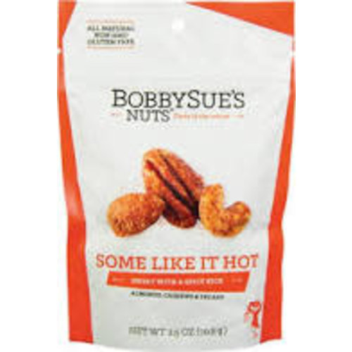 Bobbysue's Nuts "Some Like It Hot" 2.5oz. Bobbysue's Nuts "Some Like It Hot" 2.5oz.