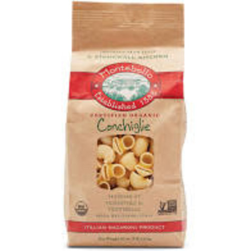 Montebello Organic Conchiglie Pasta 1lb., Marche, Italy Montebello Organic Conchiglie Pasta 1lb., Marche, Italy