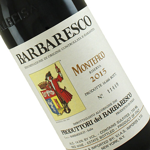 Produttori del Barbaresco 2015 Barbaresco Riserva Montefico, Piedmont Produttori del Barbaresco 2015 Barbaresco Riserva Montefico, Piedmont
