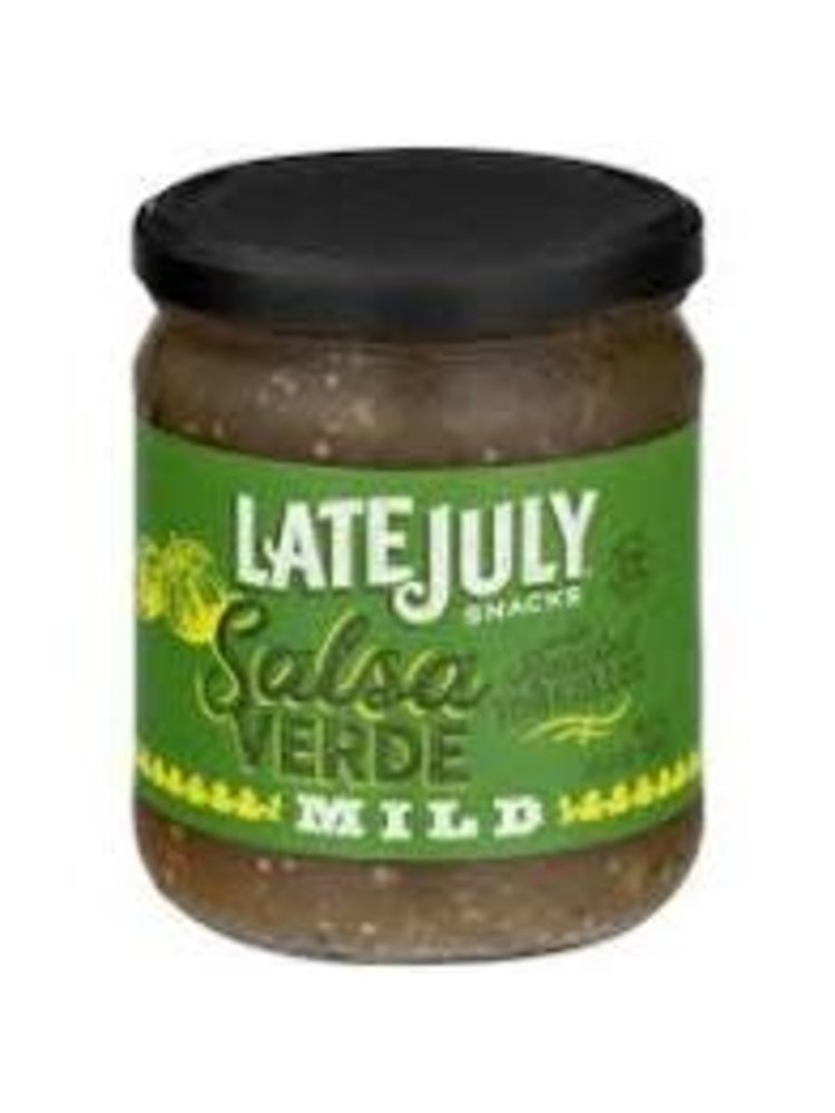 Late July Snacks Salsa Verde Mild, 15.5oz, North Carolina