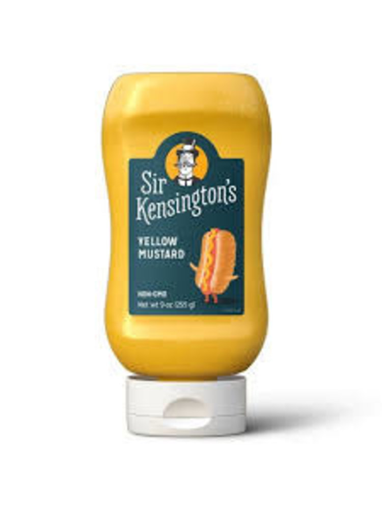 Sir Kensington's Yellow Mustard Squeeze Bottle 9oz.