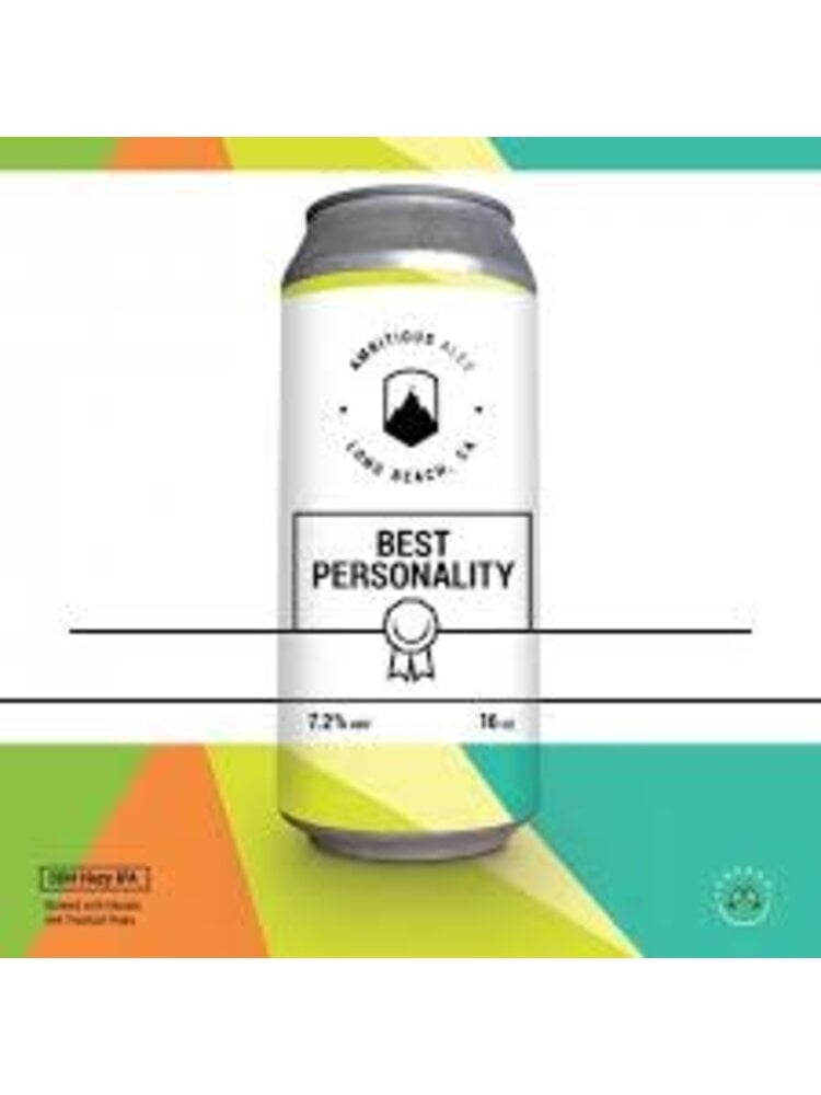 Ambitious Ales "Best Personality" Hazy IPA 16oz Can - Long Beach, CA