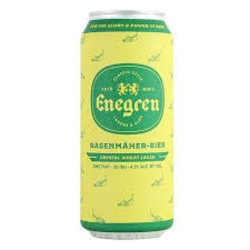 Enegren Brewing "Rasenmaher-Bier" Crystal Wheat Lager 16oz Can - Moorpark, CA Enegren Brewing "Rasenmaher-Bier" Crystal Wheat Lager 16oz Can - Moorpark, CA