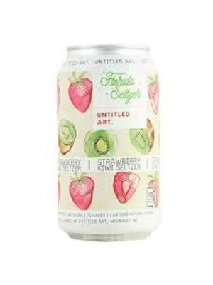 Untitled Art "Strawberry Kiwi"  Hard Florida Seltzer 12oz Can - Waunakee, WI