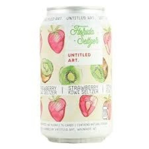Untitled Art "Strawberry Kiwi"  Hard Seltzer 12oz Can - Waunakee, WI