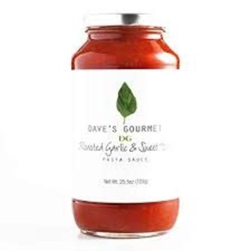 Dave's Gourmet Organic Roasted Garlic & Sweet Basil Pasta Sauce, 25.5oz Dave's Gourmet Organic Roasted Garlic & Sweet Basil Pasta Sauce, 25.5oz
