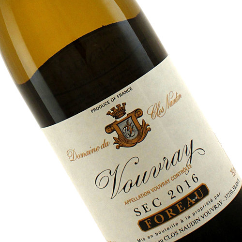 Domaine du Cols Naudin, Foreau 2016 Vouvray Sec, Loire Valley Domaine du Cols Naudin, Foreau 2016 Vouvray Sec, Loire Valley