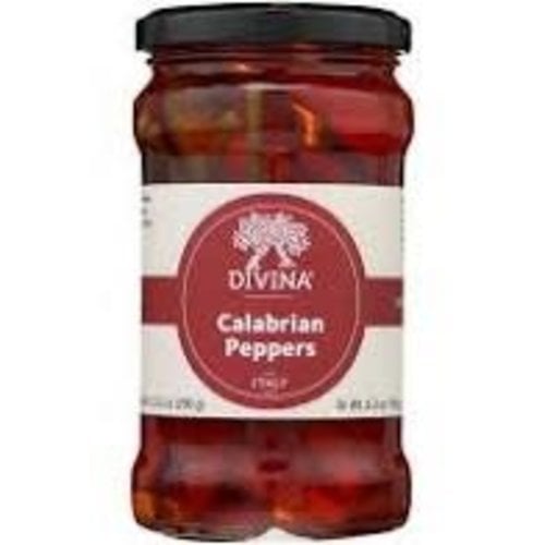Divina Calabrian Peppers in Oil 9.2oz., Italy Divina Calabrian Peppers in Oil 9.2oz., Italy