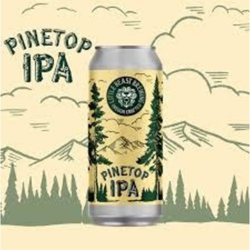Little Beast Brewing "Pinetop" West Coast IPA 16oz Can - Portland, OR Little Beast Brewing "Pinetop" West Coast IPA 16oz Can - Portland, OR