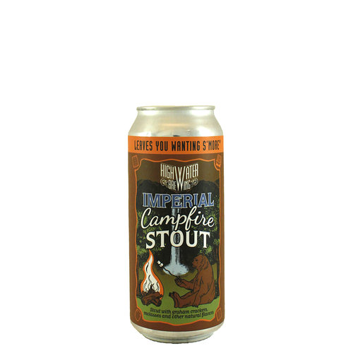 High Water Brewing "Campfire Stout" Stout 16oz can - San Jose, CA High Water Brewing "Campfire Stout" Stout 16oz can - San Jose, CA