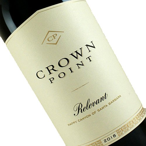 Crown Point 2018 "Relevant" Red Blend Happy Canyon of Santa Barbara Crown Point 2018 "Relevant" Red Blend Happy Canyon of Santa Barbara