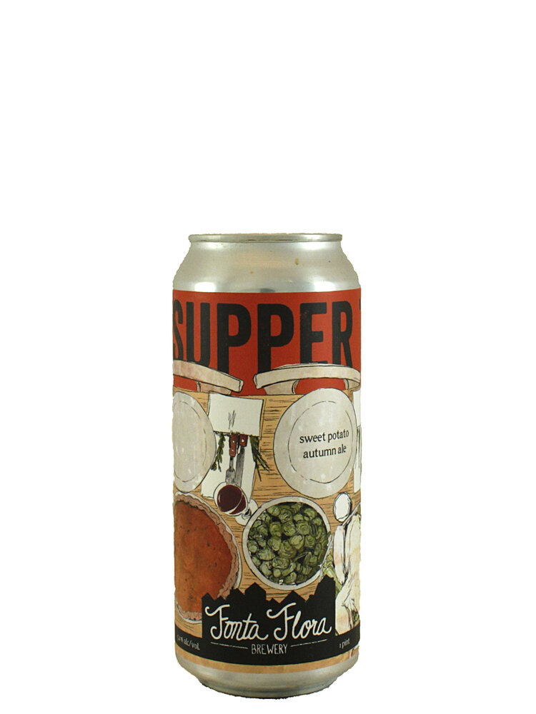Fonta Flora Brewery "Supper Table" Sweet Potato Autumn Ale 16oz Can - Nebo, NC