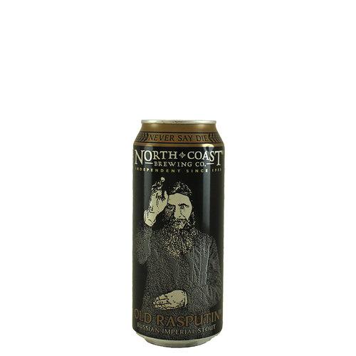 North Coast Brewing "Old Rasputin" Russian Imperial Stout 16oz can - San Jose, CA North Coast Brewing "Old Rasputin" Russian Imperial Stout 16oz can - San Jose, CA