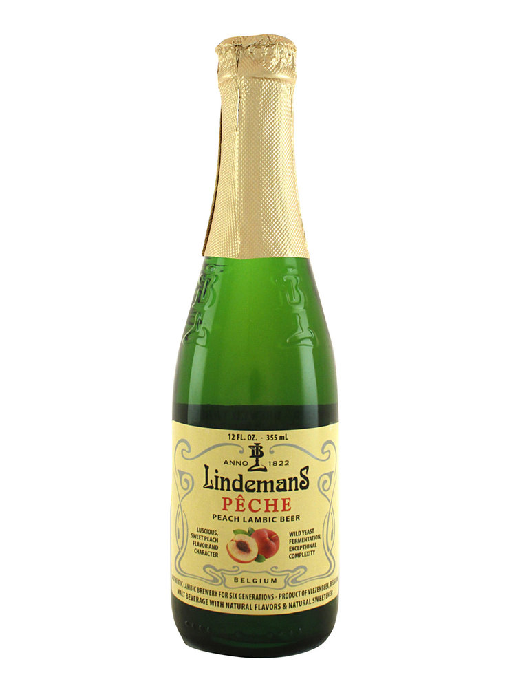 Lindemans "Peche" Peach Lambic Beer 12oz bottle - Belgium