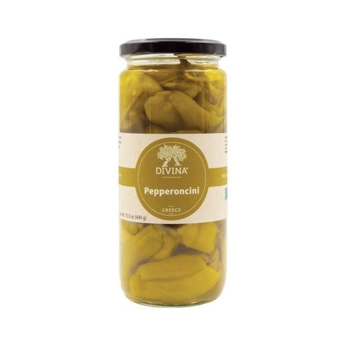 Divina Pepperoncini 15.5oz Jar, Sicily