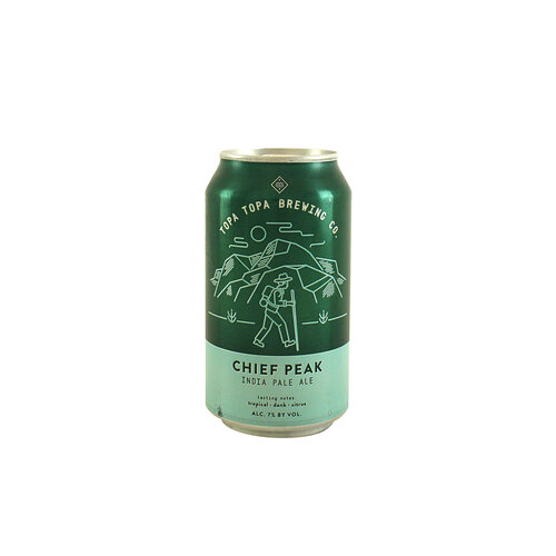 Topa Topa Brewing "Chief Peak" IPA 12oz Can - Ventura, CA Topa Topa Brewing "Chief Peak" IPA 12oz Can - Ventura, CA