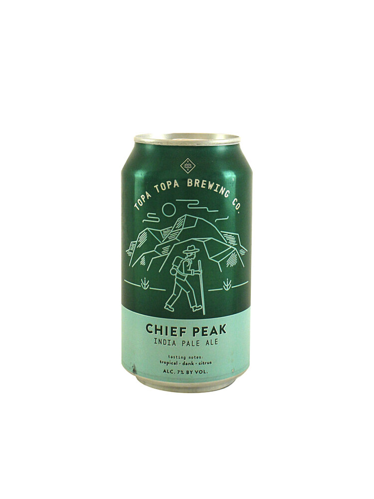 Topa Topa Brewing "Chief Peak" IPA 12oz Can - Ventura, CA