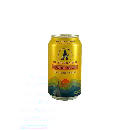Athletic Brewing "Upside Dawn" Non-Alcoholic Golden Ale 12oz Can - San Diego, CA Athletic Brewing "Upside Dawn" Non-Alcoholic Golden Ale 12oz Can - San Diego, CA